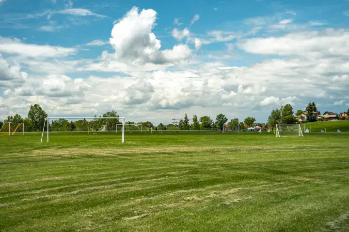 A residential street in Ranchlands